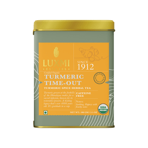 Turmeric Time-Out | 100gm | Organic Herbal Tea - Luxmi Estates